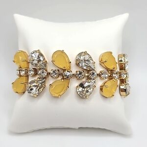 Kate Spade Gold Crystal Statement Bracelet